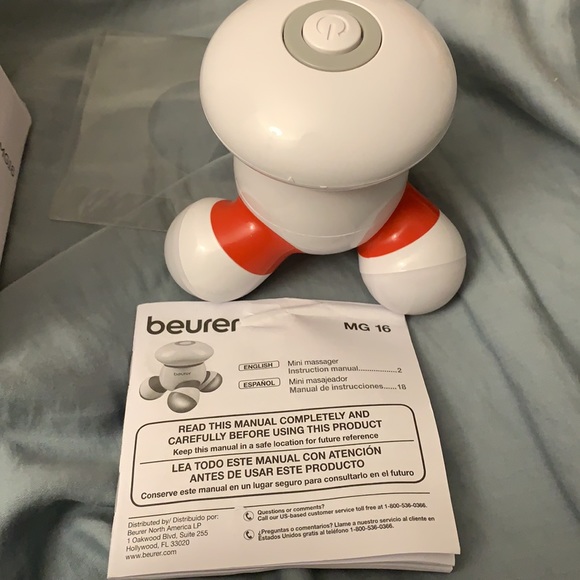 New 🆕 beurer German design & engineering mini massger relaxation on the go - Picture 2 of 3